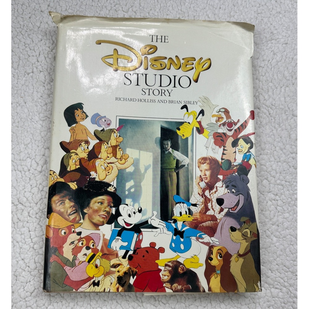 The Disney Studio Story Hardcover Book Richard Holliss Brian Sibley 1988 ISBN